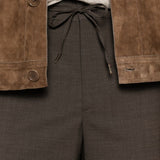 Pantaloni con coulisse covents in marrone Briglia 1949 - uomo 