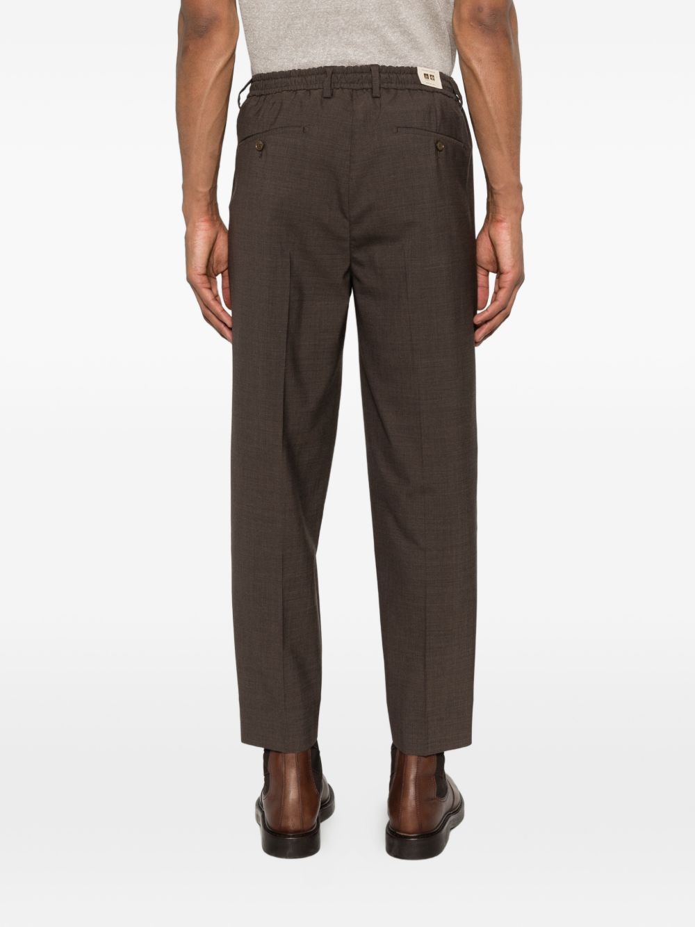 Pantaloni con coulisse covents in marrone Briglia 1949 - uomo 