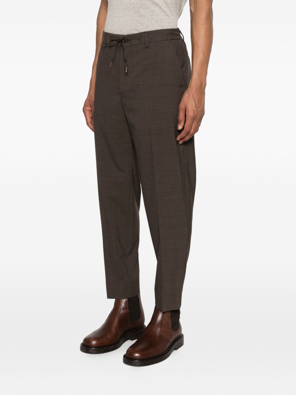 Pantaloni con coulisse covents in marrone Briglia 1949 - uomo 