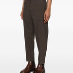 Pantaloni con coulisse covents in marrone Briglia 1949 - uomo 
