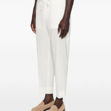 Pantaloni corti con coulisse in vita in bianco Briglia 1949 - uomo 