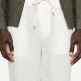 Pantaloni con coulisse Covent in bianco Briglia 1949 - uomo 