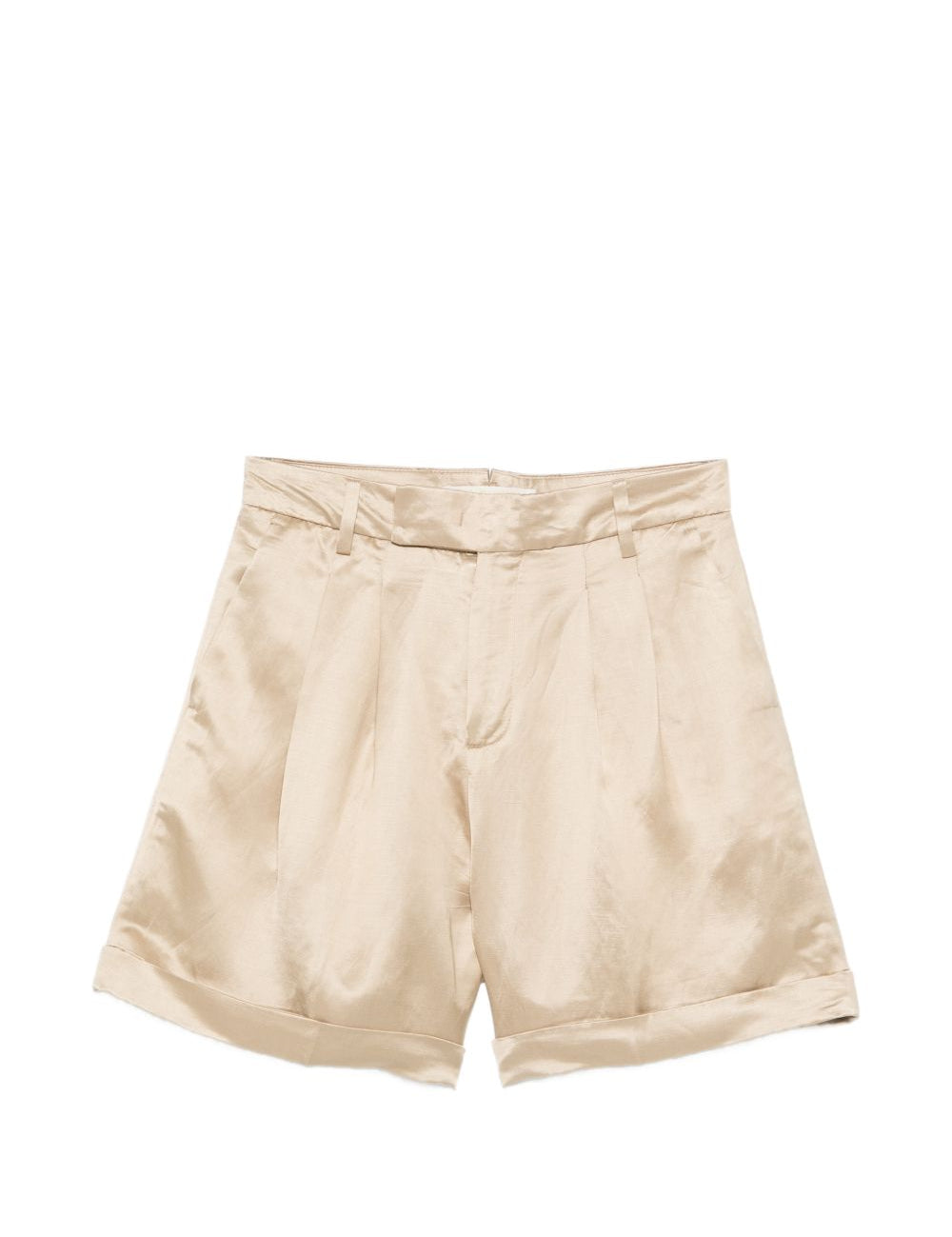Shorts satinati i con risvolto Isablelaw in beige Briglia 1949 - donna 