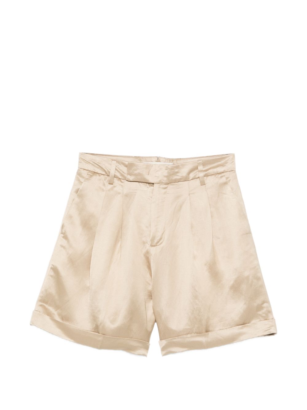 Shorts satinati i con risvolto Isablelaw in beige Briglia 1949 - donna 