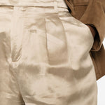 Shorts satinati i con risvolto Isablelaw in beige Briglia 1949 - donna 