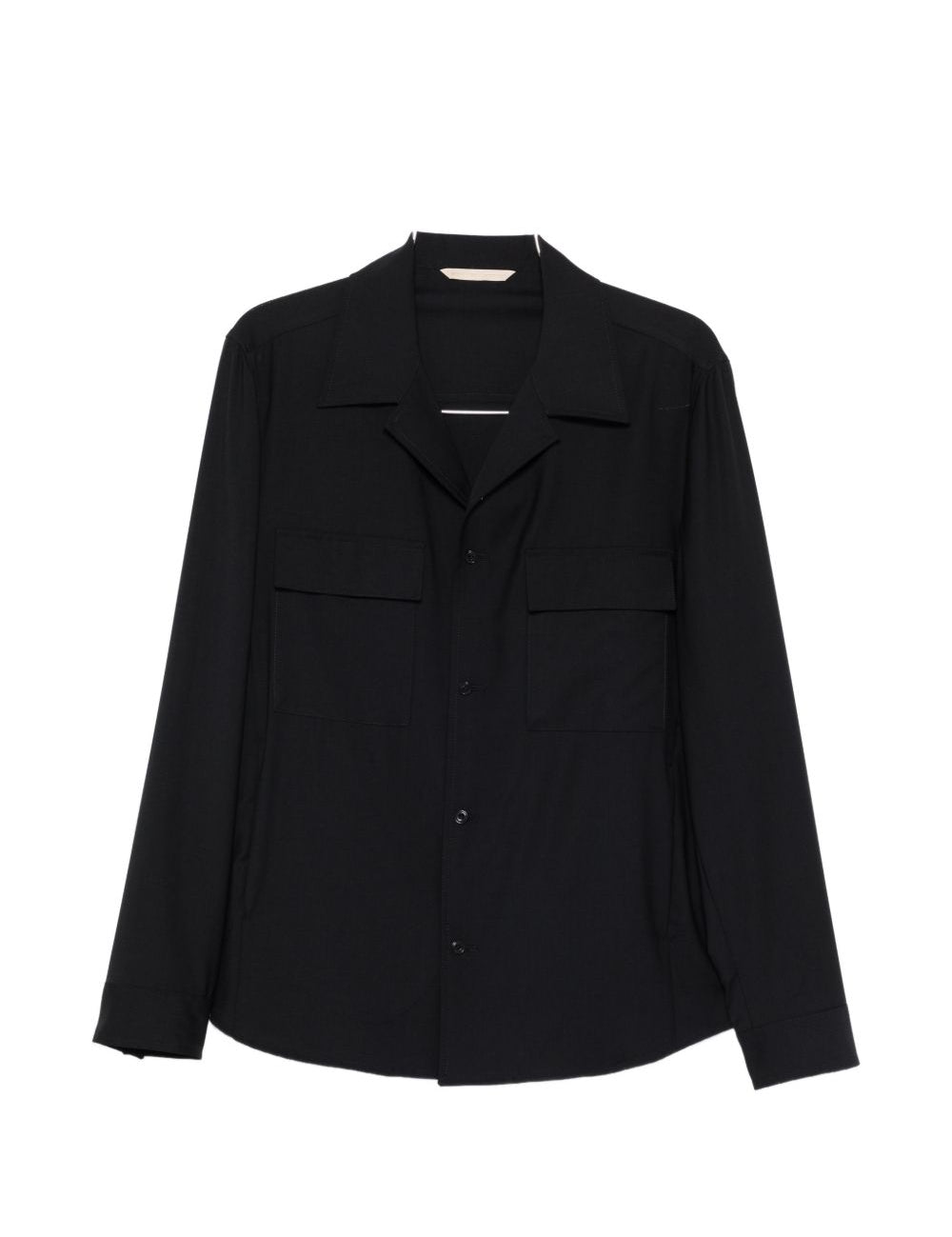 Giacca-camicia con tasca sul petto john in nero Briglia 1949 - uomo 