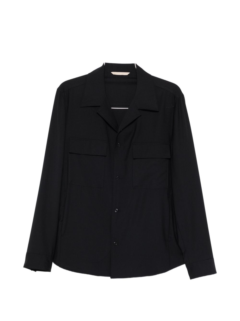 Giacca-camicia con tasca sul petto john in nero Briglia 1949 - uomo 