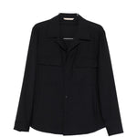 Giacca-camicia con tasca sul petto john in nero Briglia 1949 - uomo 