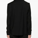 Giacca-camicia con tasca sul petto john in nero Briglia 1949 - uomo 