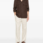 Giacca-camicia John in marrone Briglia 1949 - uomo 