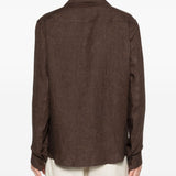 Giacca-camicia John in marrone Briglia 1949 - uomo 