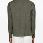 Giacca camicia john con tasca con patta in verde Briglia 1949 - uomo 