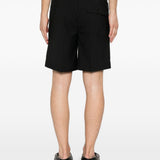 Pantaloncini con coulisse e pieghe in nero Briglia 1949 - uomo 