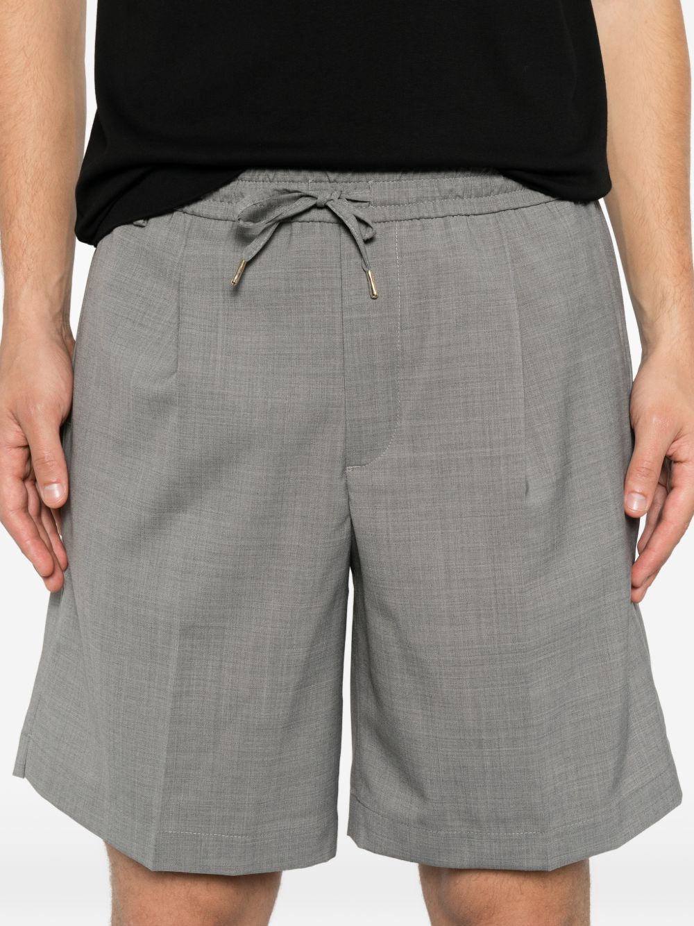 Pantaloncini con coulisse e pieghe in grigio Briglia 1949 - uomo 