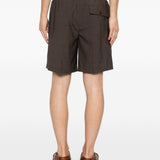 Pantaloncini con coulisse e pieghe in marrone Briglia 1949 - uomo 