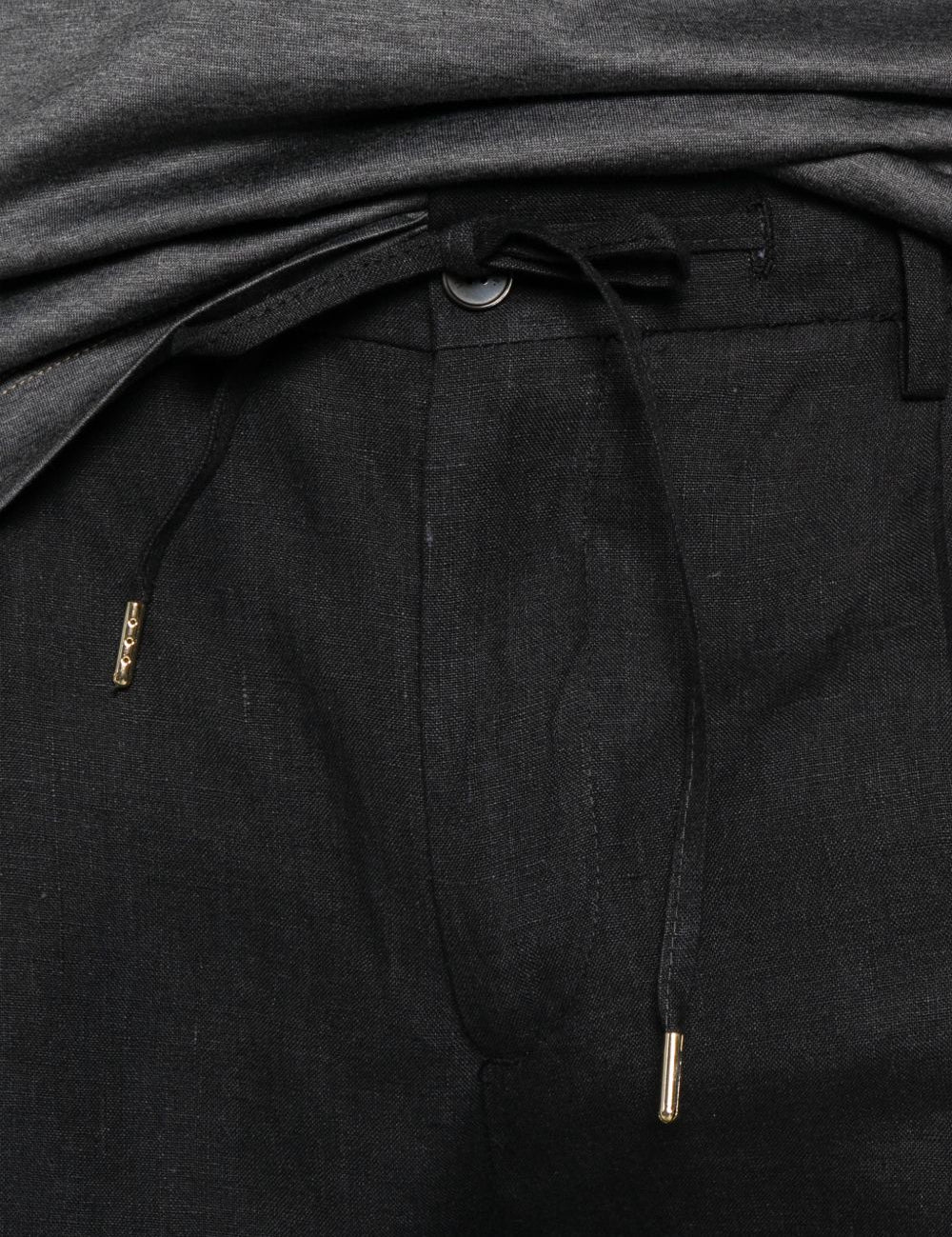 Pantaloncini chino a pieghe in nero Briglia 1949 - uomo 