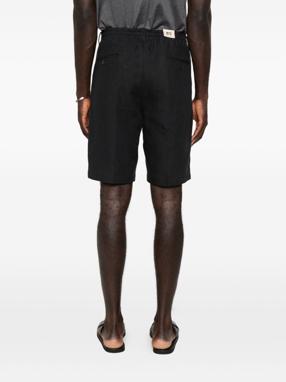 Pantaloncini chino a pieghe in nero Briglia 1949 - uomo 
