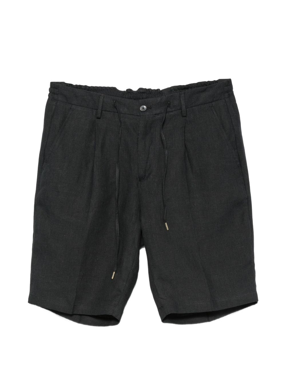 Pantaloncini chino a pieghe in nero Briglia 1949 - uomo 