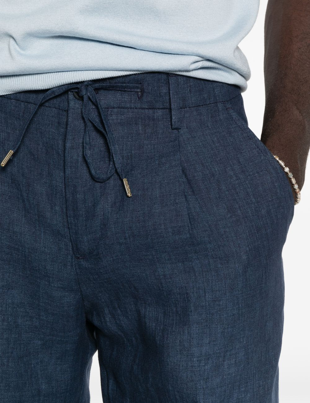 Pantaloncini chino a pieghe in blu Briglia 1949 - uomo 