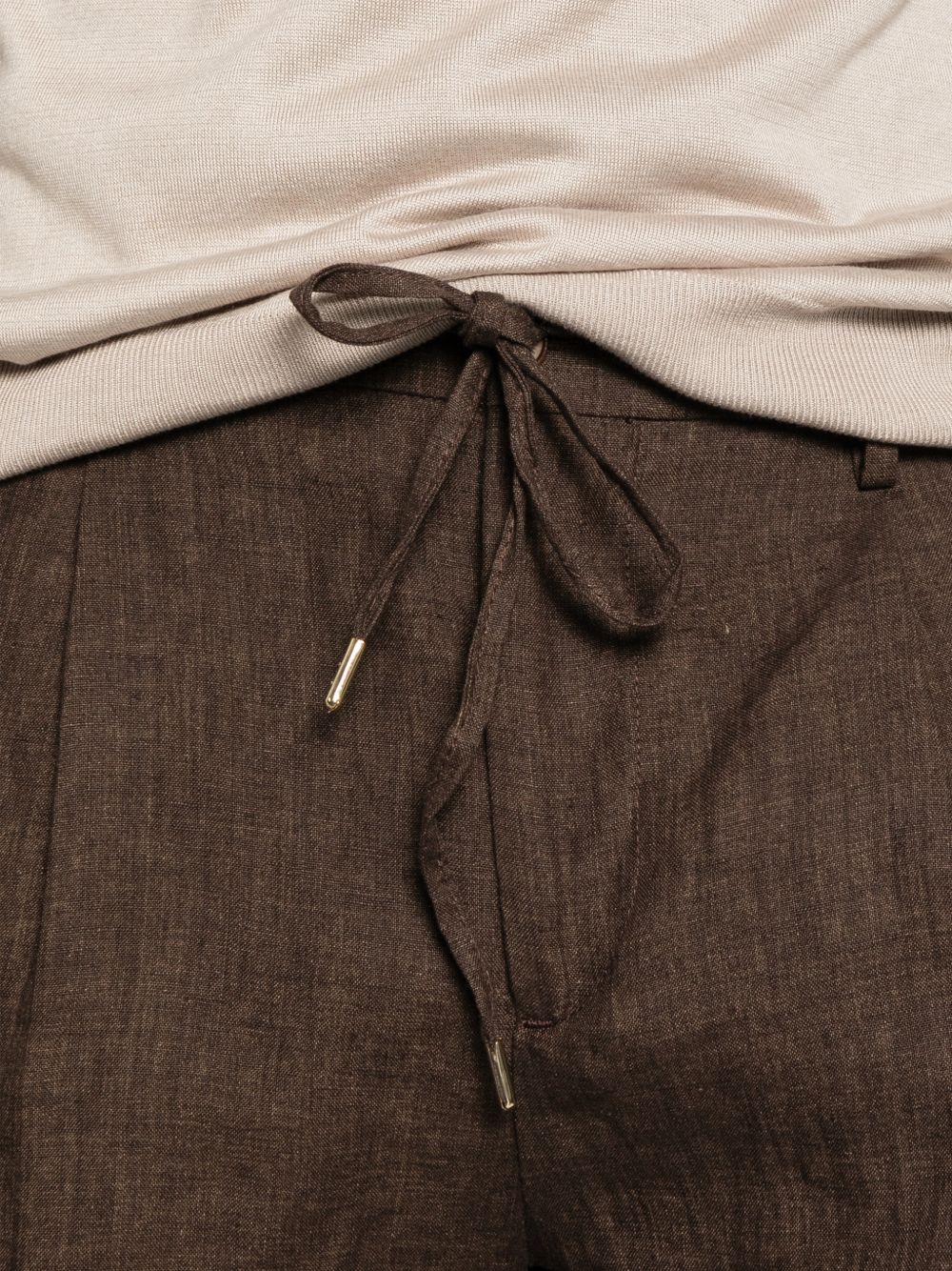 Pantaloncini chino con coulisse in marrone Briglia 1949 - uomo 