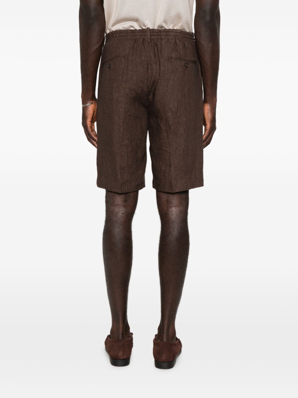 Pantaloncini chino con coulisse in marrone Briglia 1949 - uomo 