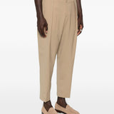Pantaloni affusolati a pieghe in marrone Briglia 1949 - uomo 