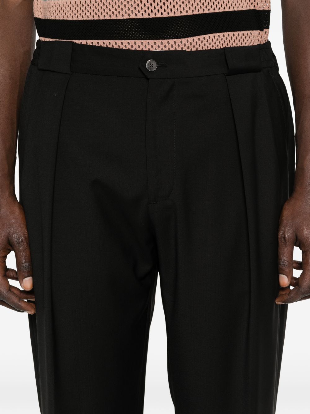 Pantaloni plissé in nero Briglia 1949 - uomo 