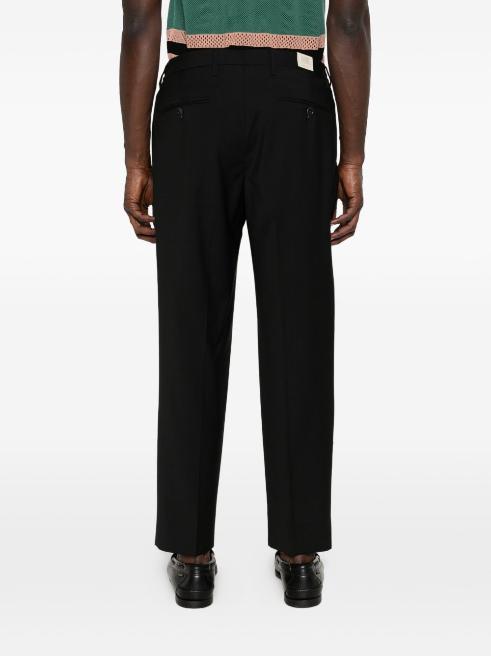 Pantaloni plissé in nero Briglia 1949 - uomo 