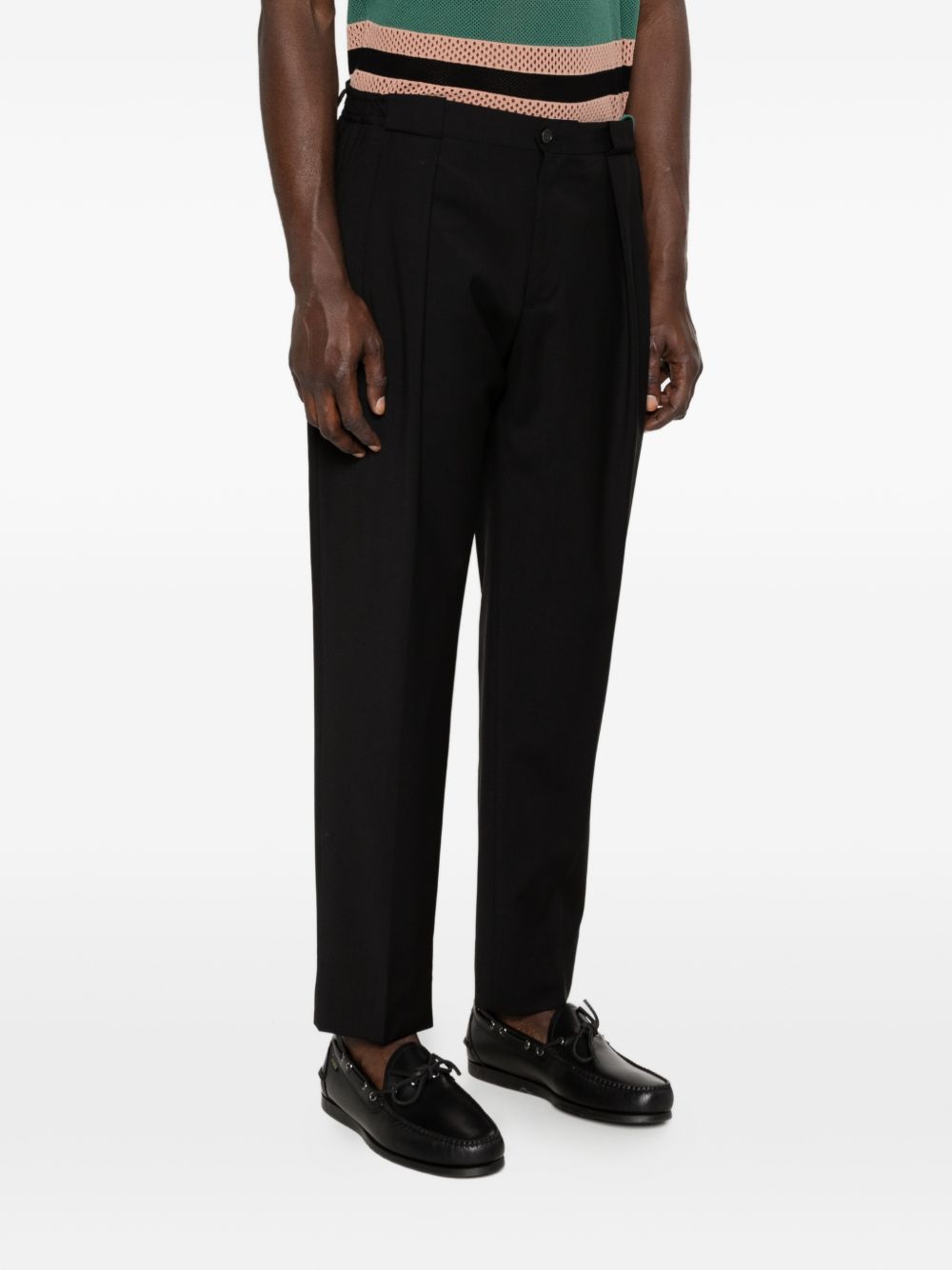 Pantaloni plissé in nero Briglia 1949 - uomo 