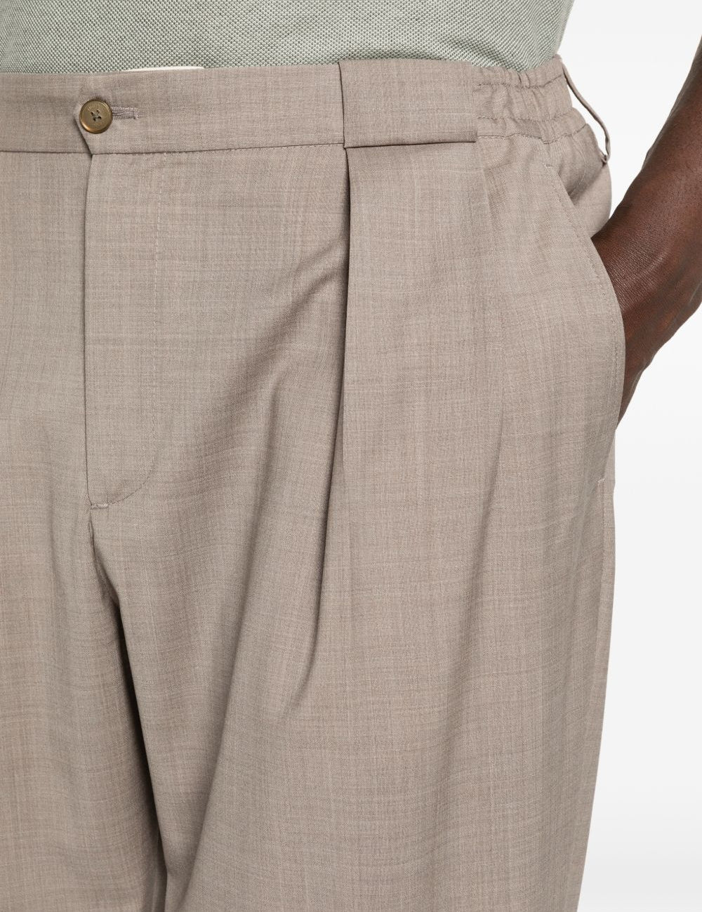 Pantaloni plissé in beige  Briglia 1949 - uomo 
