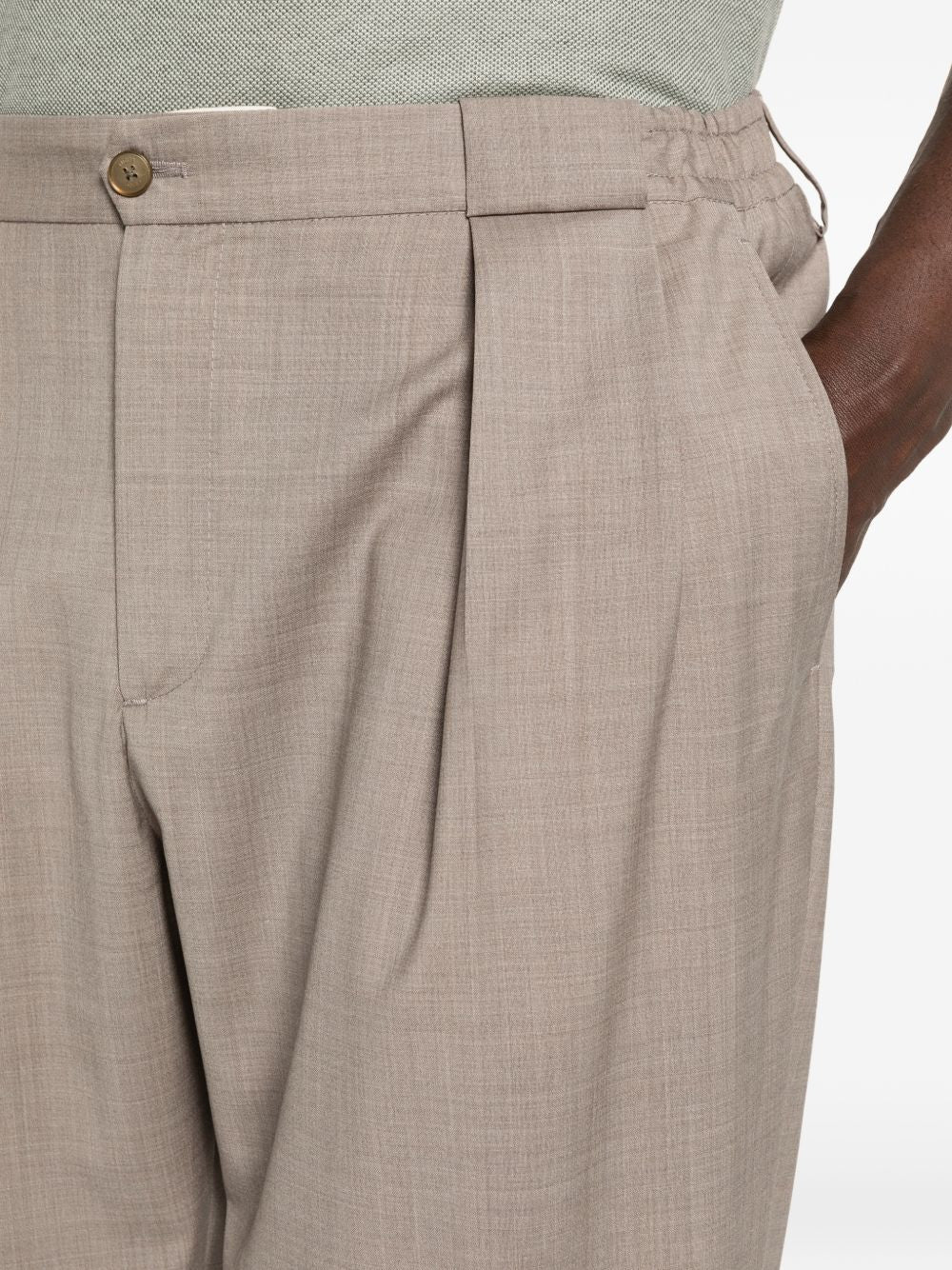 Pantaloni plissé in beige  Briglia 1949 - uomo 