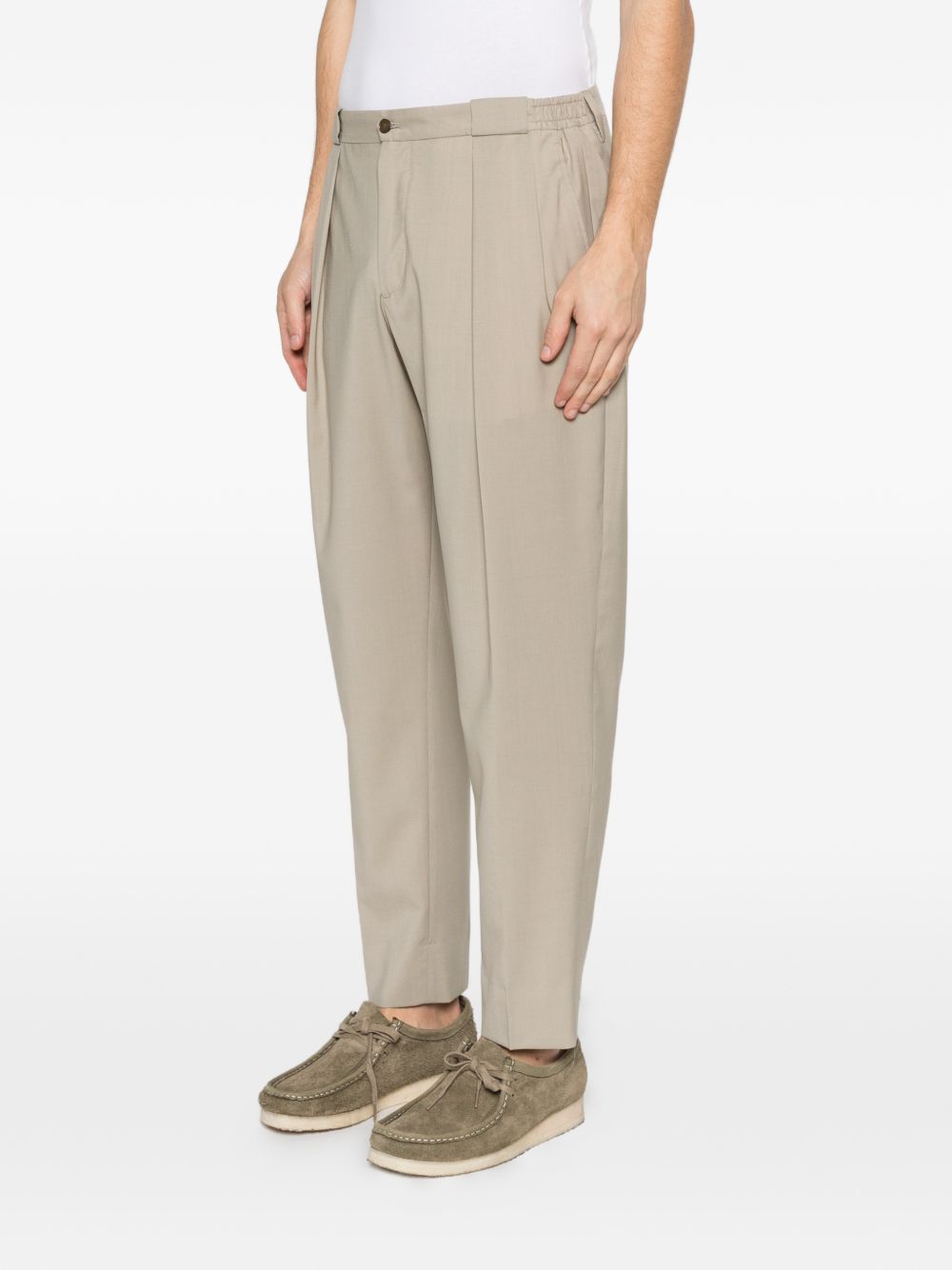 Pantaloni portobellos con pieghe in beige Briglia 1949 - uomo 