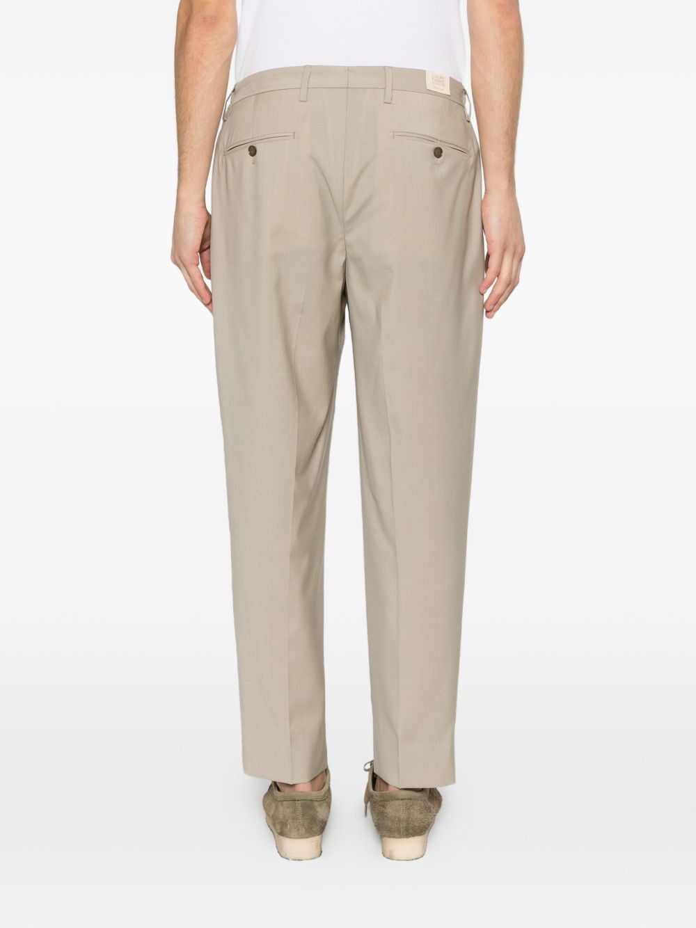 Pantaloni portobellos con pieghe in beige Briglia 1949 - uomo 