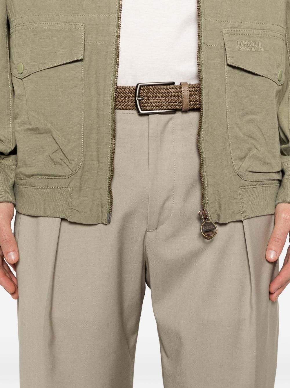 Pantaloni portobellos con pieghe in beige Briglia 1949 - uomo 