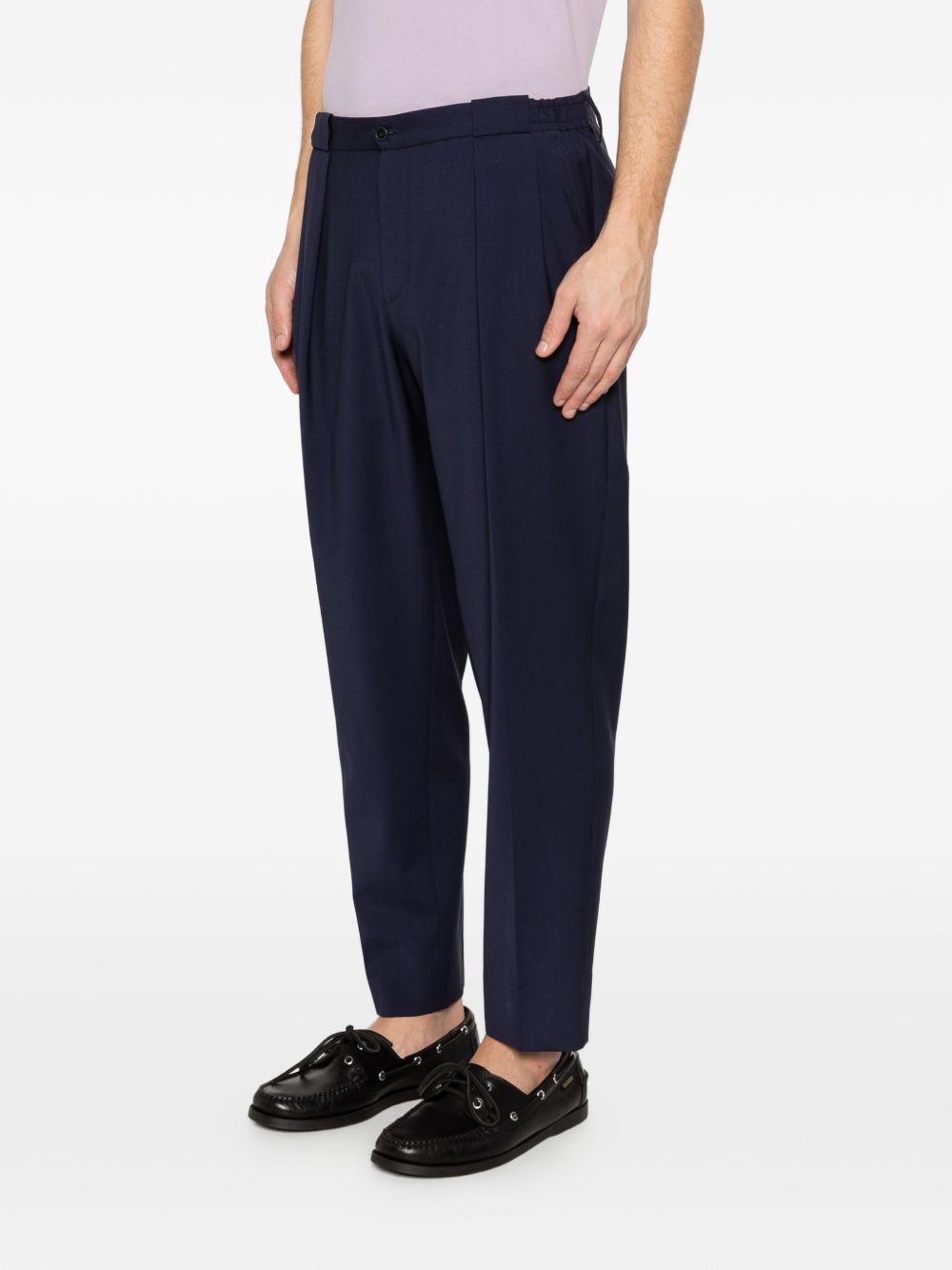 Pantaloni portobellos con pieghe in blu Briglia 1949 - uomo 