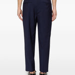 Pantaloni portobellos con pieghe in blu Briglia 1949 - uomo 