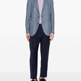 Pantaloni portobellos con pieghe in blu Briglia 1949 - uomo 