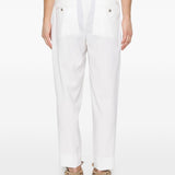 Pantaloni portobellos con pieghe in bianco Briglia 1949 - uomo 