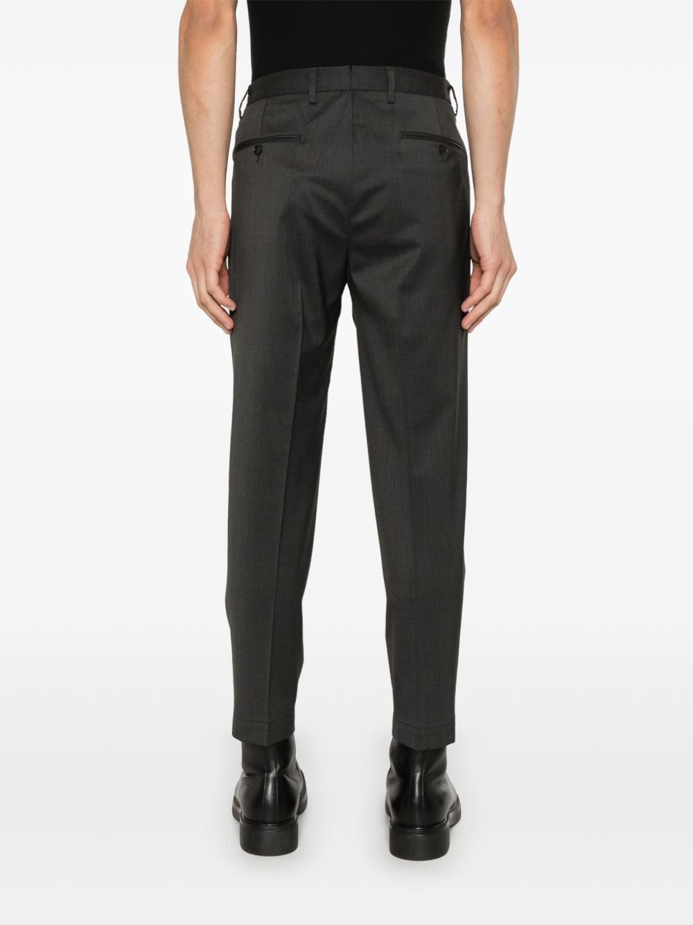 Pantaloni con passanti per cintura portobellos in nero Briglia 1949 - uomo 