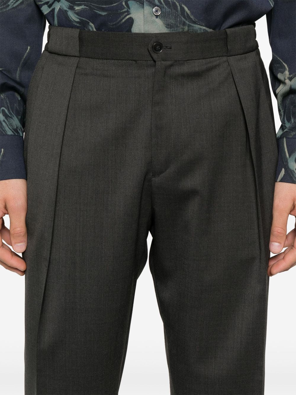 Pantaloni con passanti per cintura portobellos in nero Briglia 1949 - uomo 