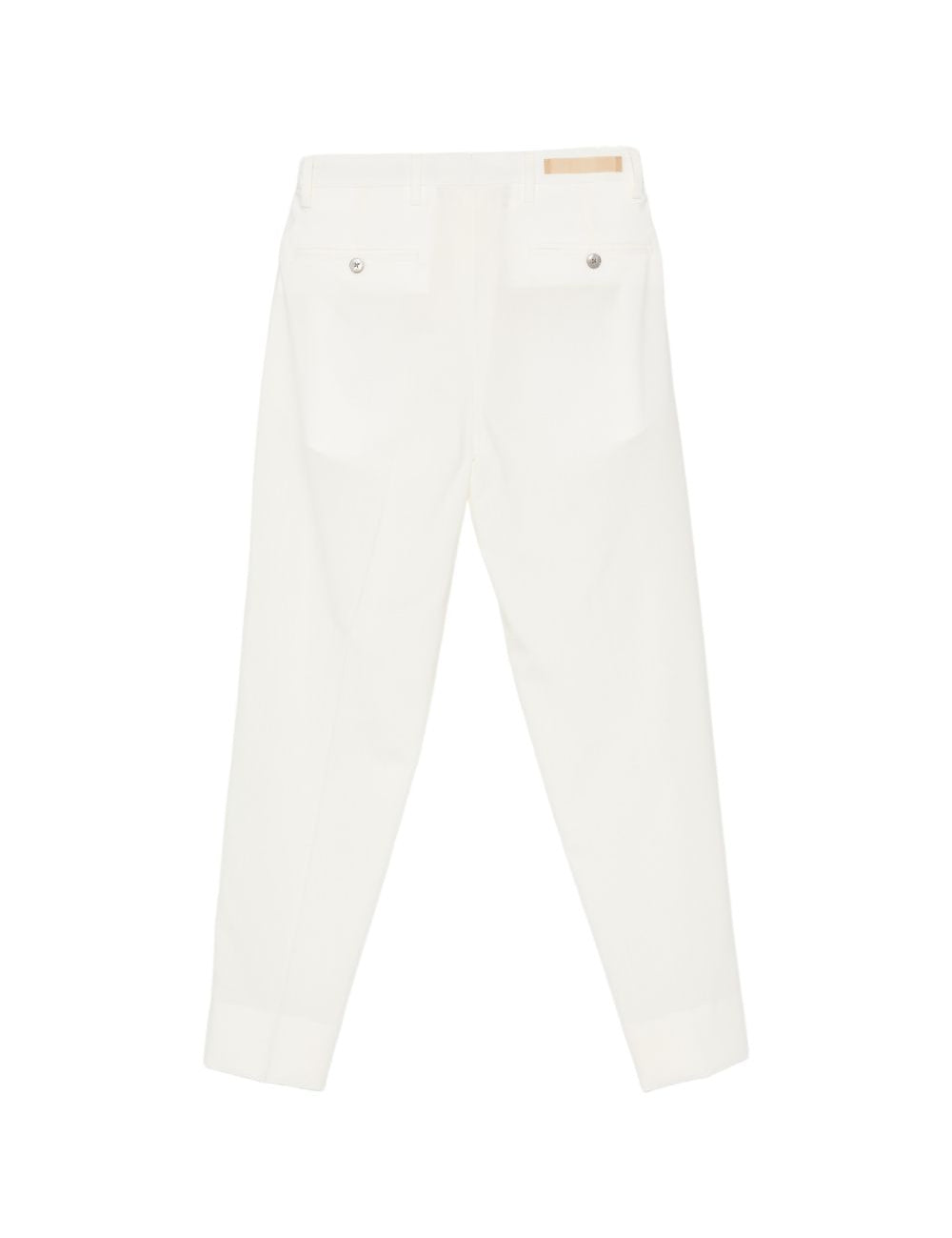 Pantaloni a pieghe con elastico in vita in bianco Briglia 1949 - donna 