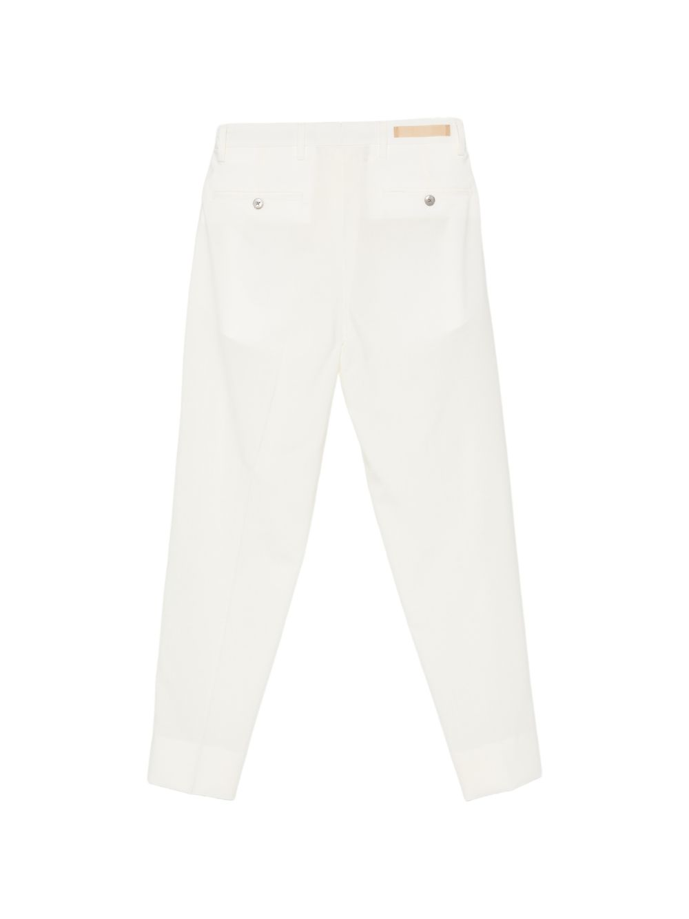 Pantaloni a pieghe con elastico in vita in bianco Briglia 1949 - donna 