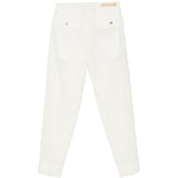 Pantaloni a pieghe con elastico in vita in bianco Briglia 1949 - donna 