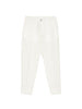 Briglia 1949 Women's Pleated Trousers with Elastic Waist in White