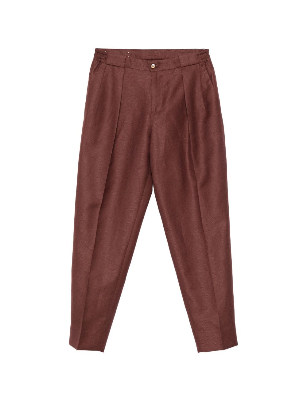 Pantaloni a pieghe con elastico in vita in rosso  Briglia 1949- donna 