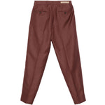 Pantaloni a pieghe con elastico in vita in rosso  Briglia 1949- donna 