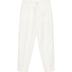 Pantaloni a pieghe con elastico in vita in beige  Briglia 1949- donna 