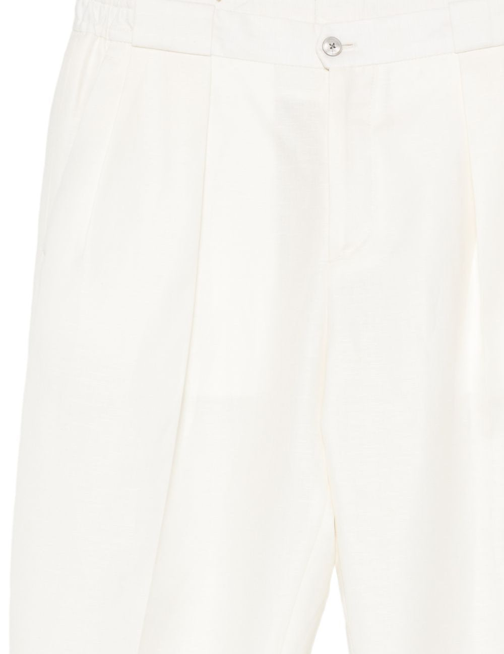 Pantaloni a pieghe con elastico in vita in beige  Briglia 1949- donna 