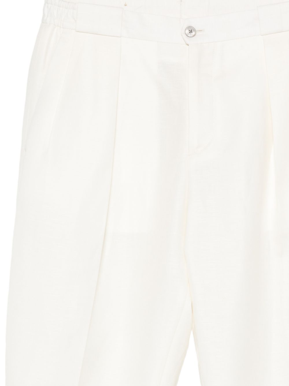 Pantaloni a pieghe con elastico in vita in beige  Briglia 1949- donna 