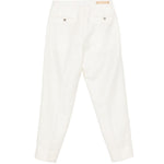 Pantaloni a pieghe con elastico in vita in beige  Briglia 1949- donna 